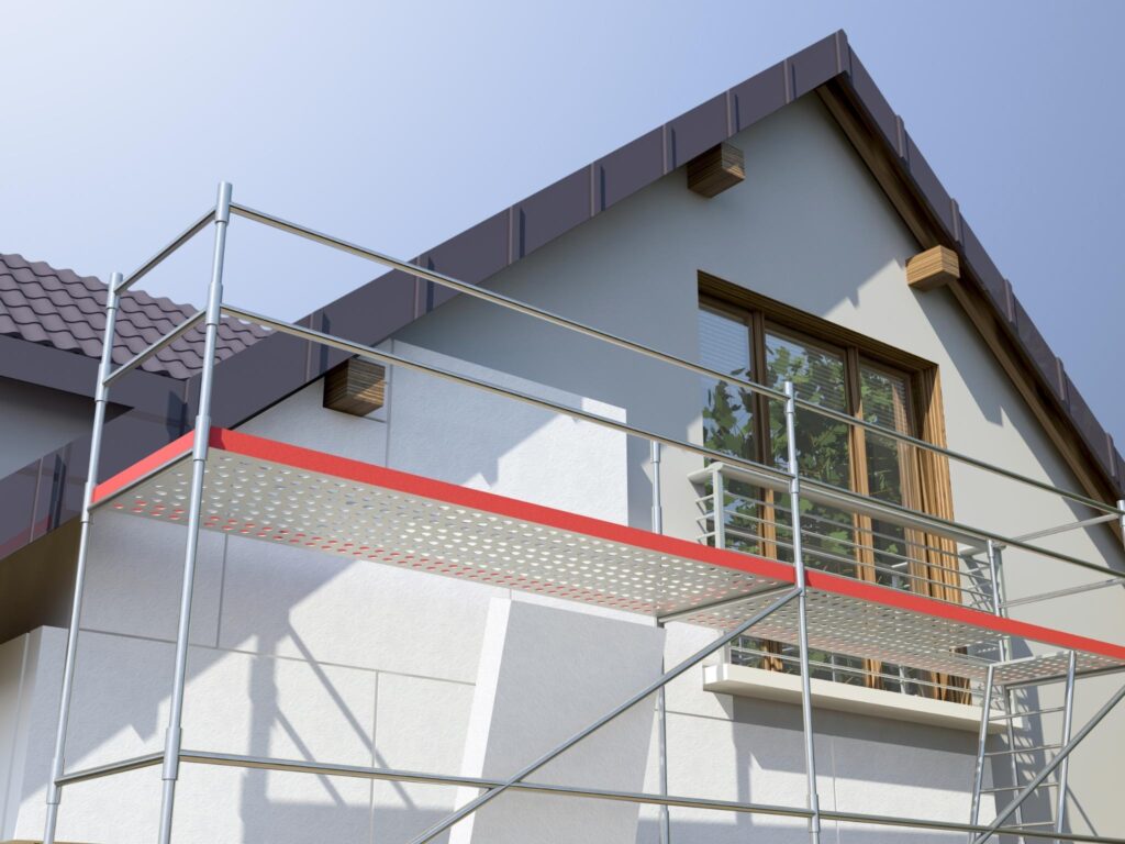 styropian na elewacji